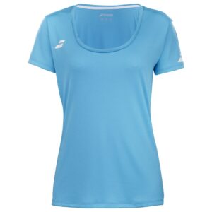 Babolat Girls Play Cap Sleeve Top - cyan blue