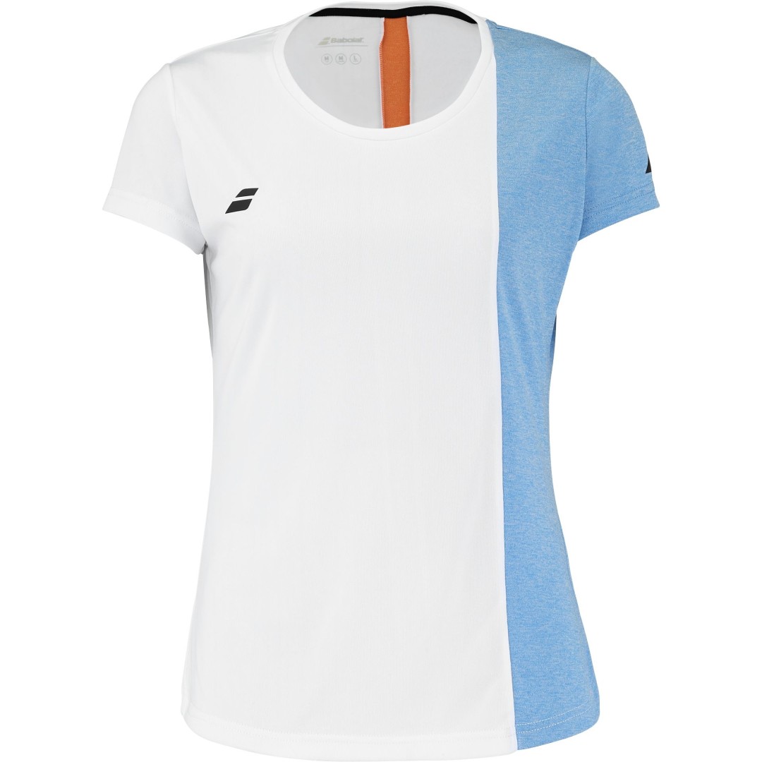 Babolat Play Cap Sleeve Women, White/Bl. Blue
