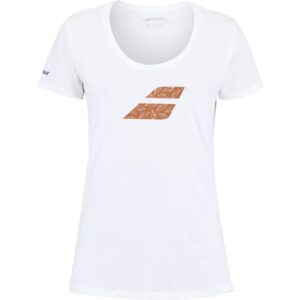 Babolat EXERCISE EVENT TEE WOMAN, White/White
