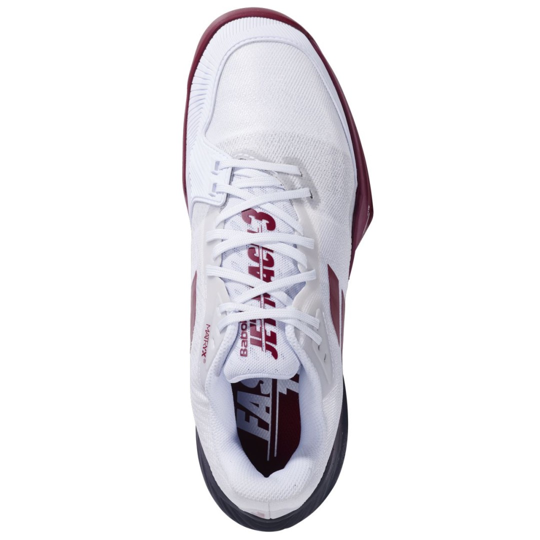 Babolat JET MACH 3 AC MEN, White/Port Royale - obrazek 4