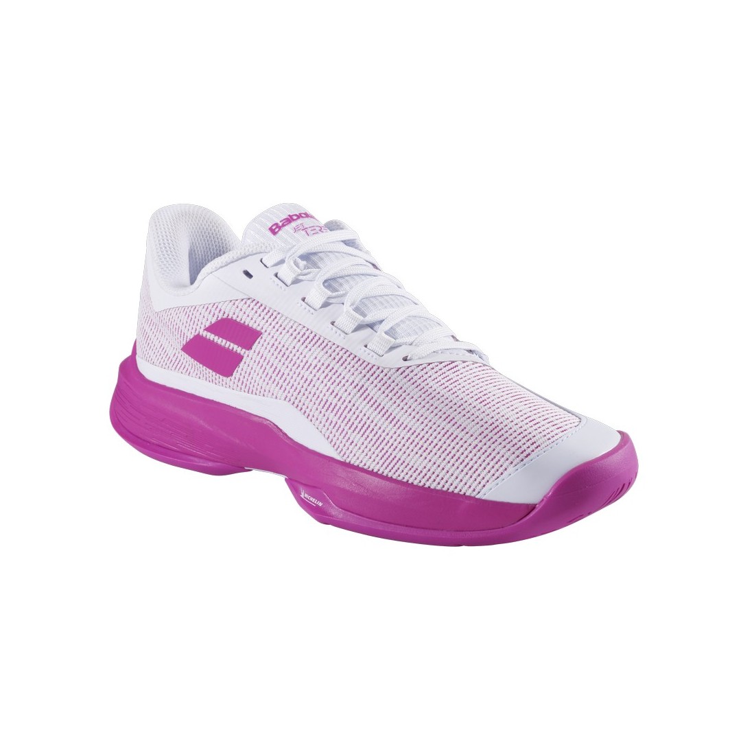Babolat JET TERE 2 AC WOMEN, White/Fandango Pink - obrazek 2