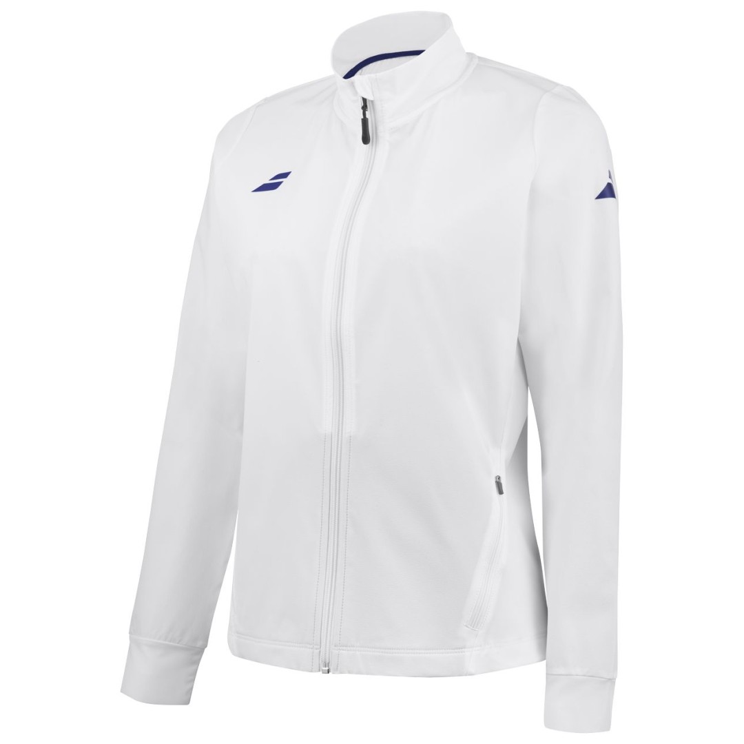 Babolat PLAY JACKET WOMEN, White - obrazek 3