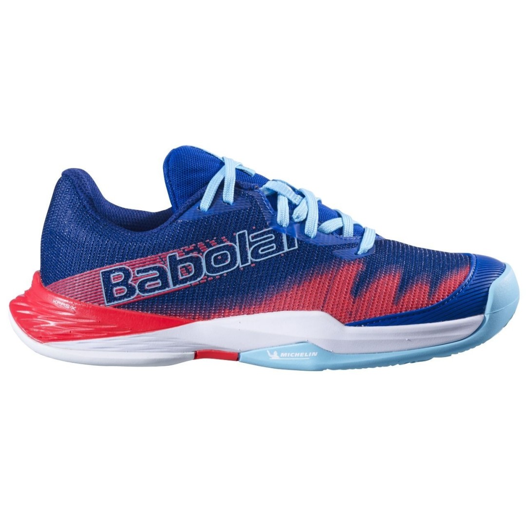 Babolat JET PREMURA 2 JUNIOR, Blue/Poppy Red