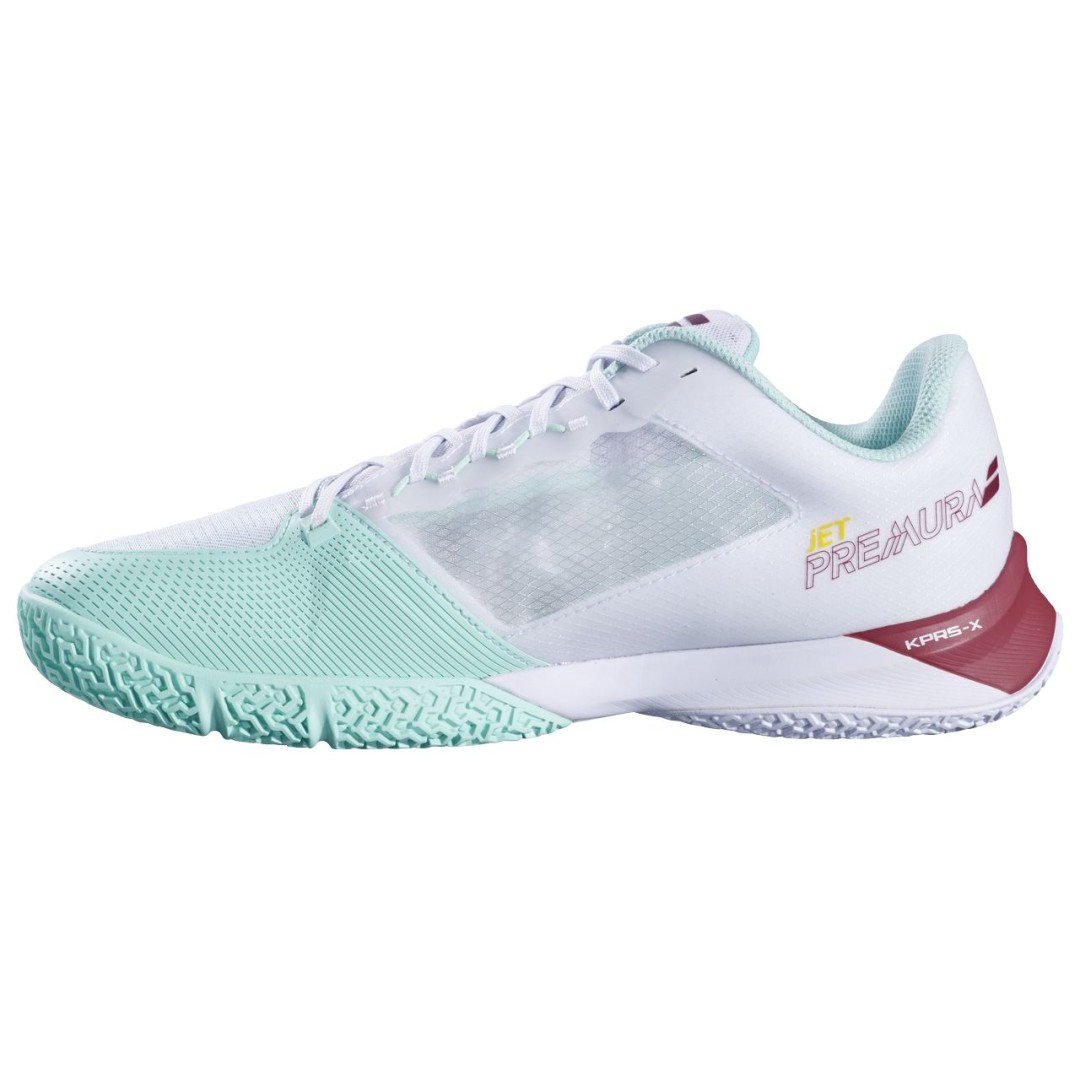 Babolat JET PREMURA 2 MEN LEBRON, White/Red Dahlia - obrazek 2
