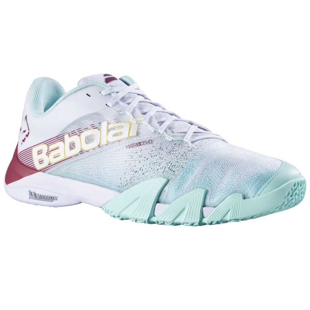 Babolat JET PREMURA 2 MEN LEBRON, White/Red Dahlia - obrazek 4