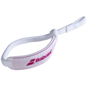 Babolat WRIST STRAP PADEL, blanc rose